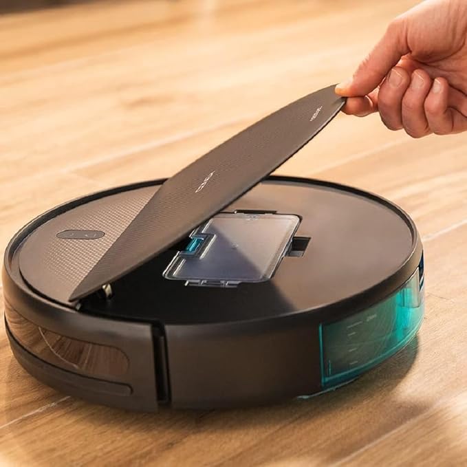 Eufy X8 Pro Robot Vacuum Self-Empty Station, Twin-Turbine 2X 4,000 Pa Suction, 45 Days Hands-Free Cleaning iPath Laser, Pet Hair Deep Clean on Carpet, Smart Cleaner for Home with Pets